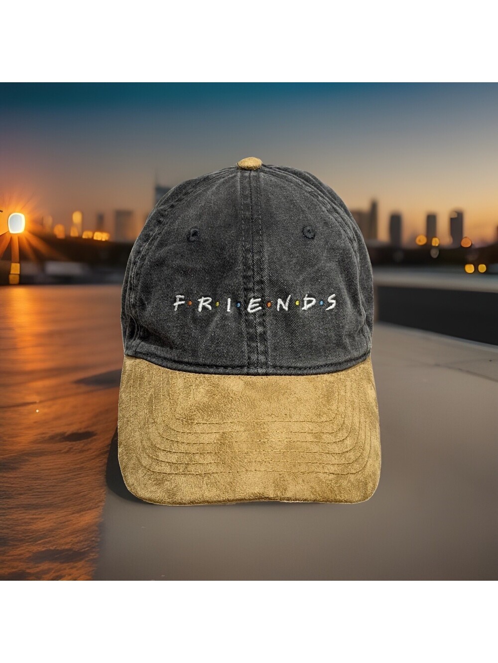 Friends Sitcom Jennifer Aniston Matthew Perry Central Perk Ross Baseball Cap